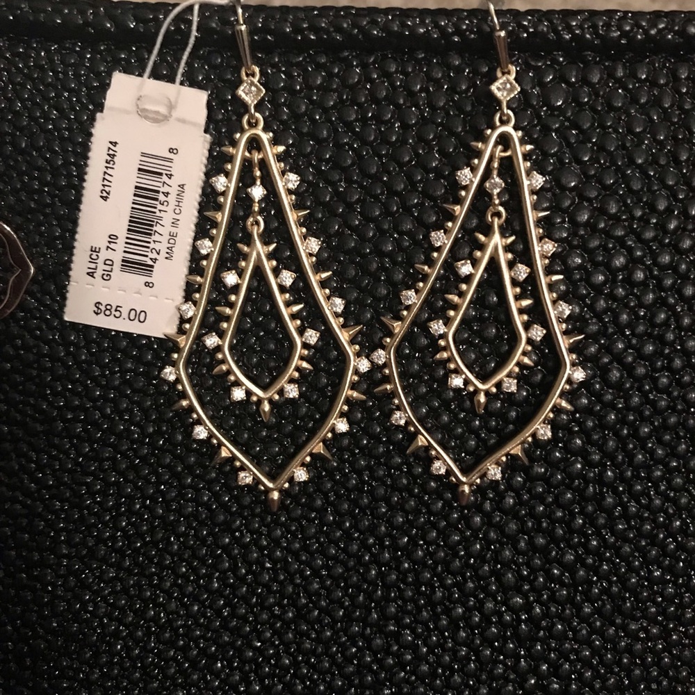 Kendra Scott Alice Earrings in Gold